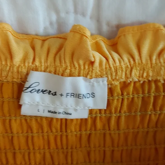 Lovers + Friend Yellow mini dress - Picture 5 of 8